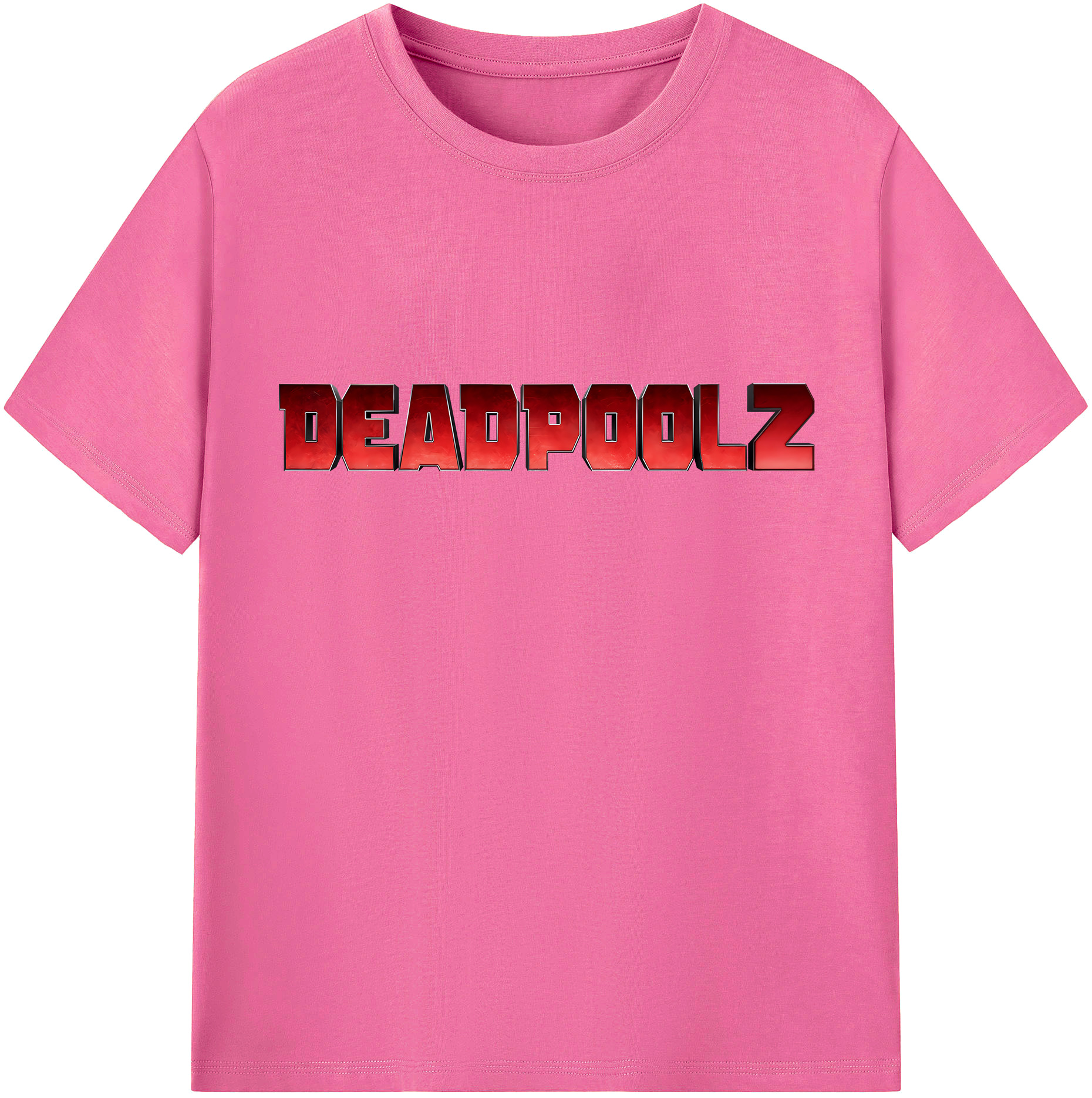 （画像用） Deadpool デッドプール レディースカジュアルプリントTシャツ（綿100％）